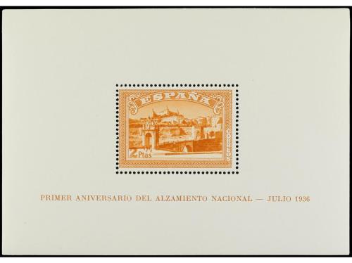 ** ESPAÑA. Ed. 836/7, 838/9. HB. Dentadas y SIN DENTAR (esta