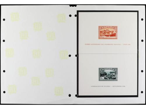 ** ESPAÑA. Ed. 836/7, 838/9. HB. Dentadas y SIN DENTAR (esta