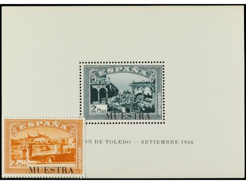 ** ESPAÑA. Ed. 836/7M y SH 836/7M. HB y sellos procedentes d