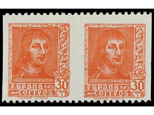 ** ESPAÑA. Ed. 841/4Asv (2). SERIE COMPLETA, 6 valores en pa