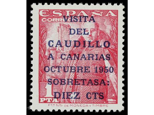 ** ESPAÑA. Ed. 1083A/B. CANARIAS CORREO. 1ª tirada. 2 valore