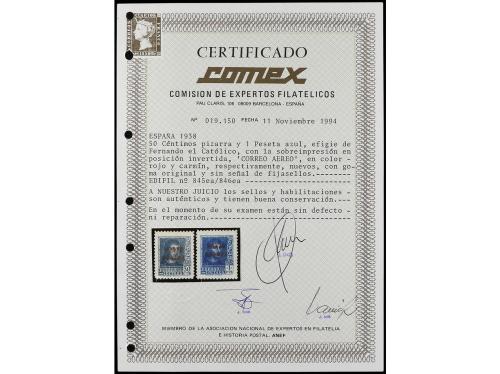 ** ESPAÑA. Ed. 845/6hi. SERIE COMPLETA, 2 valores. HABILITAC