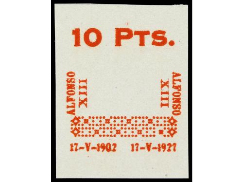 ESPAÑA. Juego completo de 10 PRUEBAS DE LA HABILITACIÓN Gálv