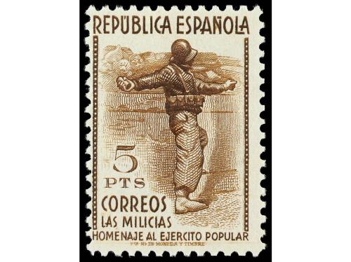 * ESPAÑA. Ed. 792/800. SERIE COMPLETA, 9 valores. Cat. 550&euro;.