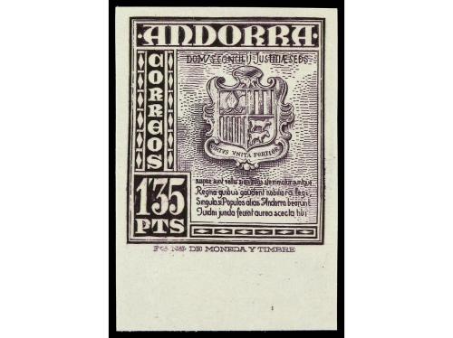 ** ANDORRA. Ed. 48/56s. JUEGO COMPLETO (7 valores) SIN DENTA