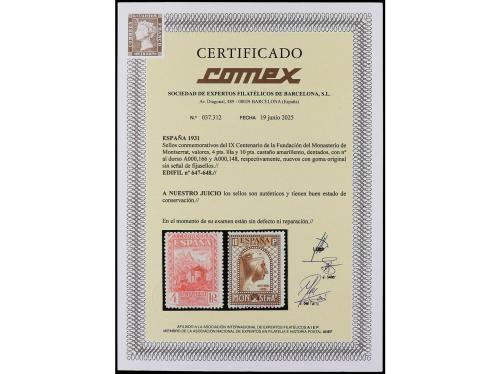 ** ESPAÑA. Ed. 636/49. SERIE COMPLETA, 14 valores. Mayoría c