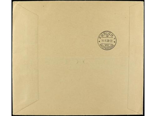 ✉ ESPAÑA. Ed. 847 y 847cc. 1938. Hoja bloque Monumentos, den