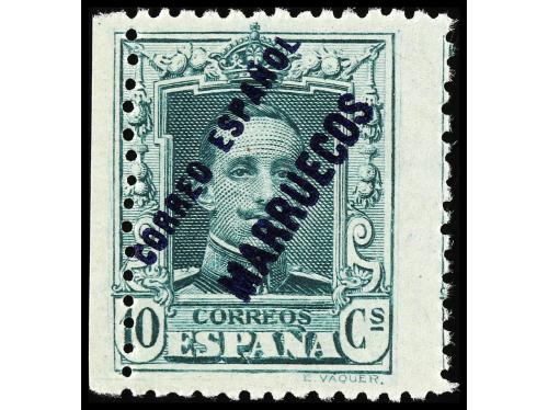 ** COLONIAS ESPAÑOLAS: TANGER. Ed. 52/61 sin 58. 10 cts. a 1