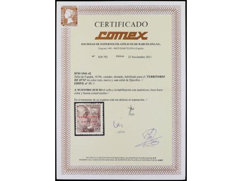 * COLONIAS ESPAÑOLAS: IFNI. Ed. 1/15. SERIE COMPLETA. 15 val