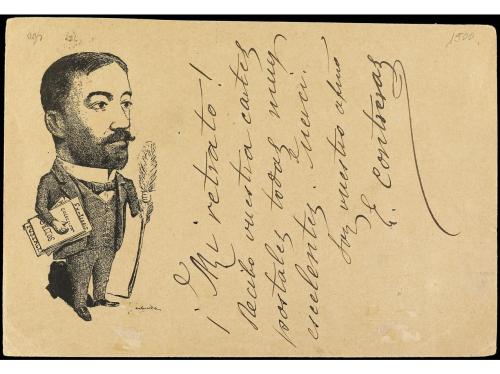 ✉ ESPAÑA. Ed. 219. 1898. GUERRA CON U.S.A. Tarjeta Postal de