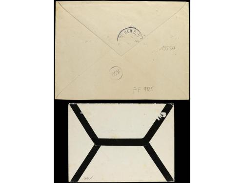 ✉ ESPAÑA. Ed. 219, 221. 1898. GUERRA CON U.S.A. Dos cartas c