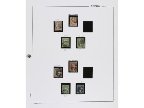 LOTES y COLECCIONES. 1850-1900. Colección montada en álbum E