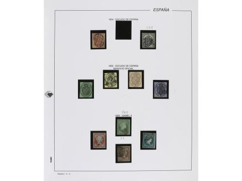 LOTES y COLECCIONES. 1850-1900. Colección montada en álbum E