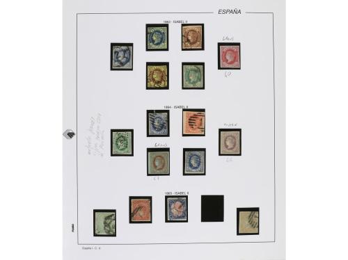 LOTES y COLECCIONES. 1850-1900. Colección montada en álbum E