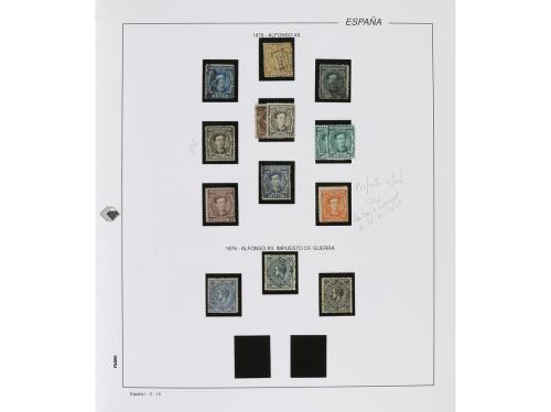 LOTES y COLECCIONES. 1850-1900. Colección montada en álbum E