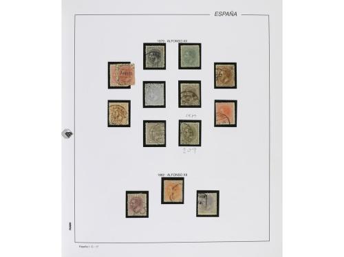 LOTES y COLECCIONES. 1850-1900. Colección montada en álbum E