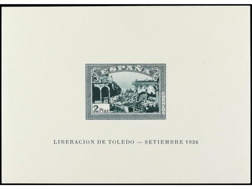 ** ESPAÑA. Ed. 836/7 y 838/9. HB dentadas y SIN DENTAR. Ed. 