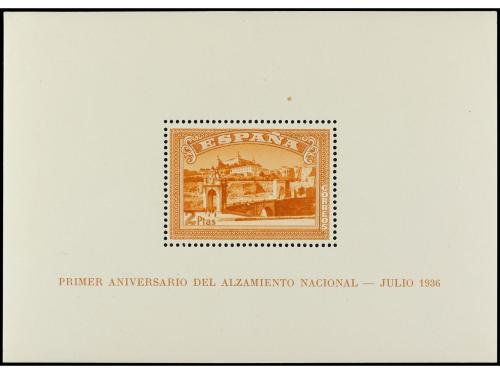 ** ESPAÑA. Ed. 836/7 y 838/9. HB dentadas y SIN DENTAR. Ed. 