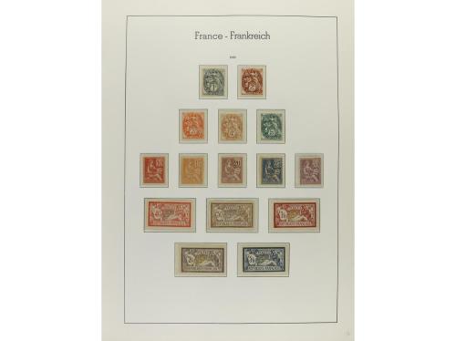 LOTES y COLECCIONES. FRANCIA. Colección en 3 álbumes de 1849