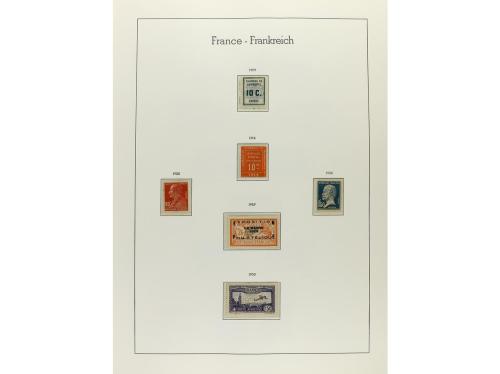 LOTES y COLECCIONES. FRANCIA. Colección en 3 álbumes de 1849