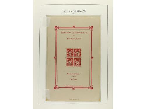 LOTES y COLECCIONES. FRANCIA. Colección en 3 álbumes de 1849