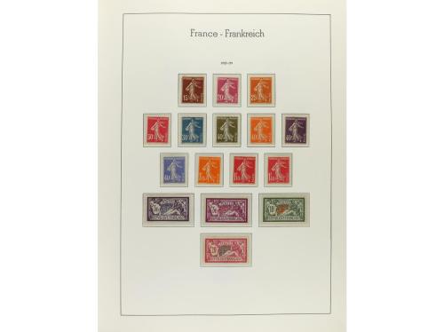 LOTES y COLECCIONES. FRANCIA. Colección en 3 álbumes de 1849