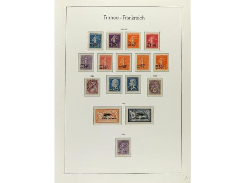 LOTES y COLECCIONES. FRANCIA. Colección en 3 álbumes de 1849