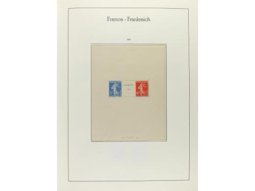 LOTES y COLECCIONES. FRANCIA. Colección en 3 álbumes de 1849