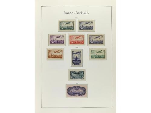 LOTES y COLECCIONES. FRANCIA. Colección en 3 álbumes de 1849