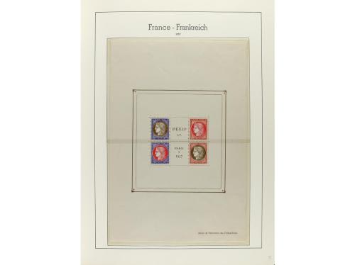 LOTES y COLECCIONES. FRANCIA. Colección en 3 álbumes de 1849