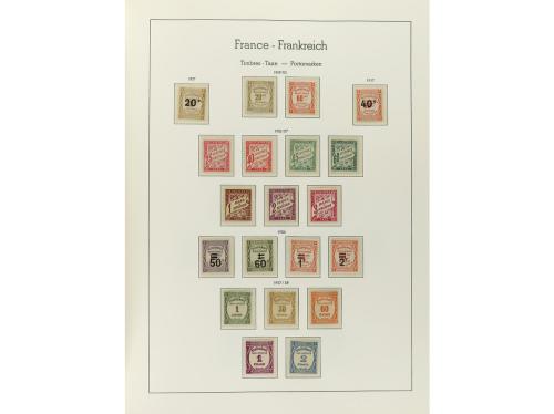 LOTES y COLECCIONES. FRANCIA. Colección en 3 álbumes de 1849