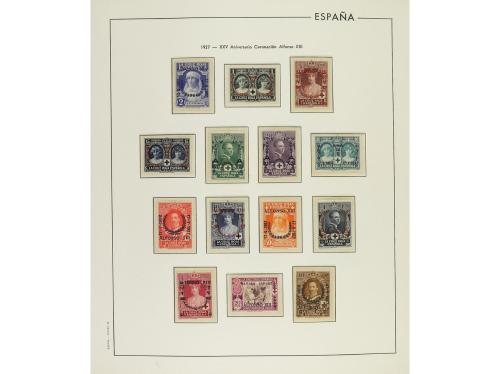 LOTES y COLECCIONES. ESPAÑA. Colección en álbum Edifil de 19