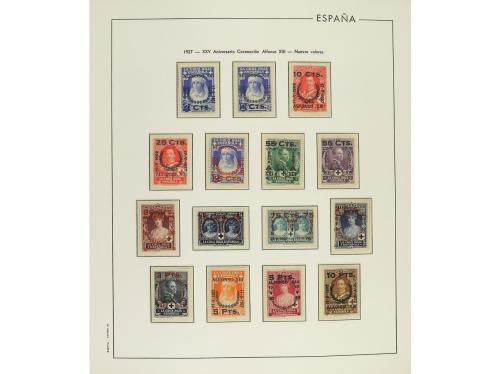 LOTES y COLECCIONES. ESPAÑA. Colección en álbum Edifil de 19
