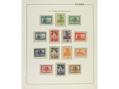 LOTES y COLECCIONES. ESPAÑA. Colección en álbum Edifil de 19