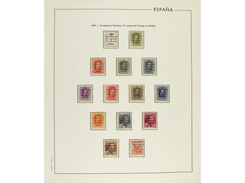 LOTES y COLECCIONES. ESPAÑA. Colección en álbum Edifil de 19