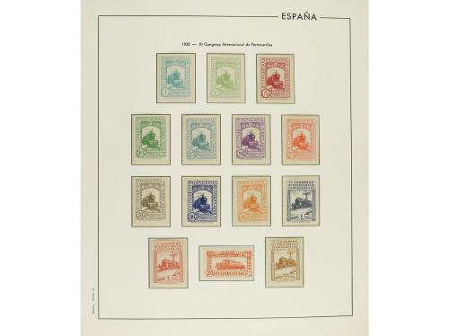 LOTES y COLECCIONES. ESPAÑA. Colección en álbum Edifil de 19