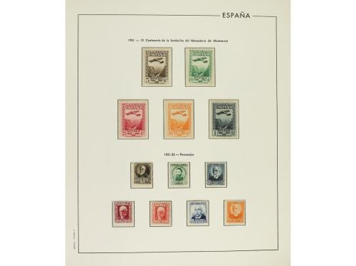 LOTES y COLECCIONES. ESPAÑA. Colección en álbum Edifil de 19