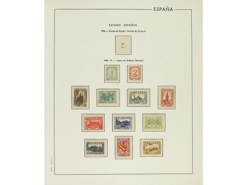 LOTES y COLECCIONES. ESPAÑA. Colección en álbum Edifil de 19