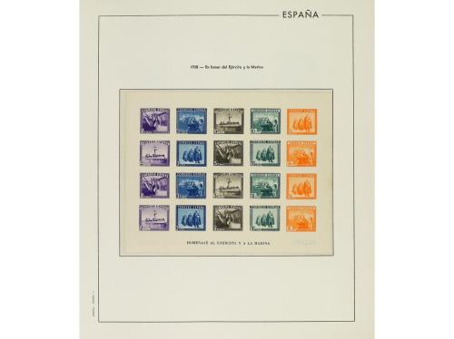 LOTES y COLECCIONES. ESPAÑA. Colección en álbum Edifil de 19