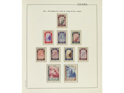 LOTES y COLECCIONES. ESPAÑA. Colección en álbum Edifil de 19
