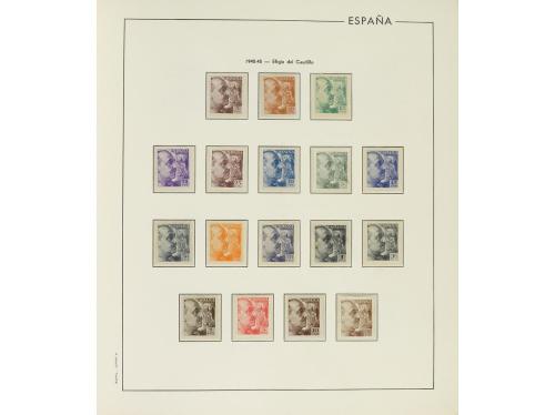 LOTES y COLECCIONES. ESPAÑA. Colección en álbum Edifil de 19