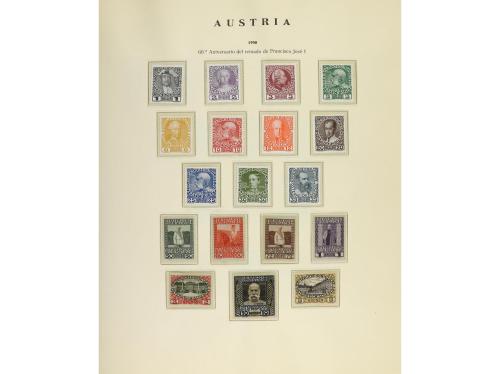 AUSTRIA. Colección en álbum más hojas sueltas de 1850 a 1994