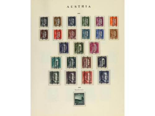 AUSTRIA. Colección en álbum más hojas sueltas de 1850 a 1994