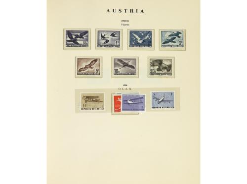 AUSTRIA. Colección en álbum más hojas sueltas de 1850 a 1994