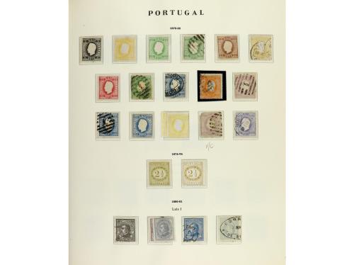 LOTES y COLECCIONES. PORTUGAL. Colección en 2 álbumes de 185