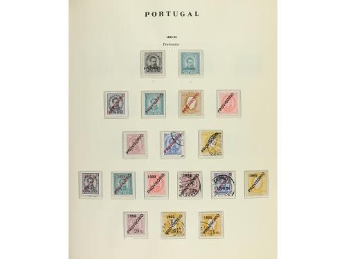 LOTES y COLECCIONES. PORTUGAL. Colección en 2 álbumes de 185