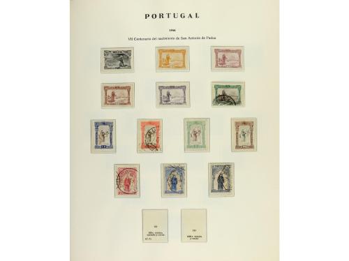 LOTES y COLECCIONES. PORTUGAL. Colección en 2 álbumes de 185