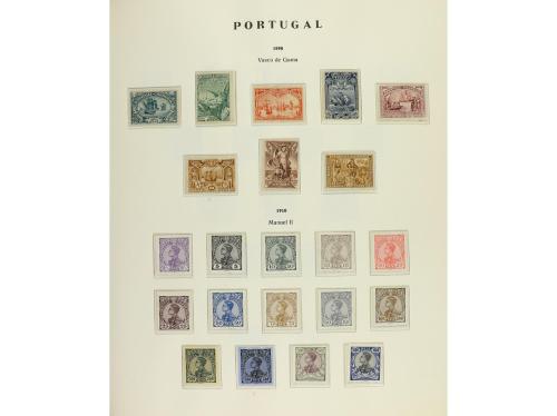 LOTES y COLECCIONES. PORTUGAL. Colección en 2 álbumes de 185