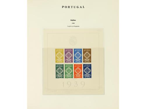 LOTES y COLECCIONES. PORTUGAL. Colección en 2 álbumes de 185