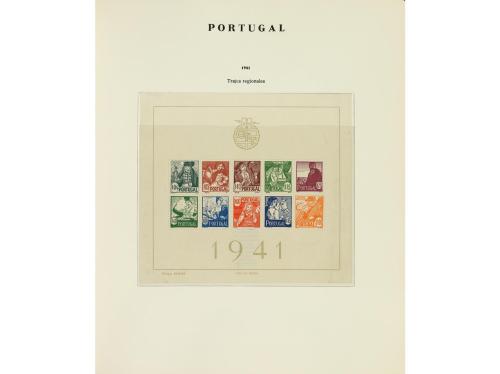 LOTES y COLECCIONES. PORTUGAL. Colección en 2 álbumes de 185